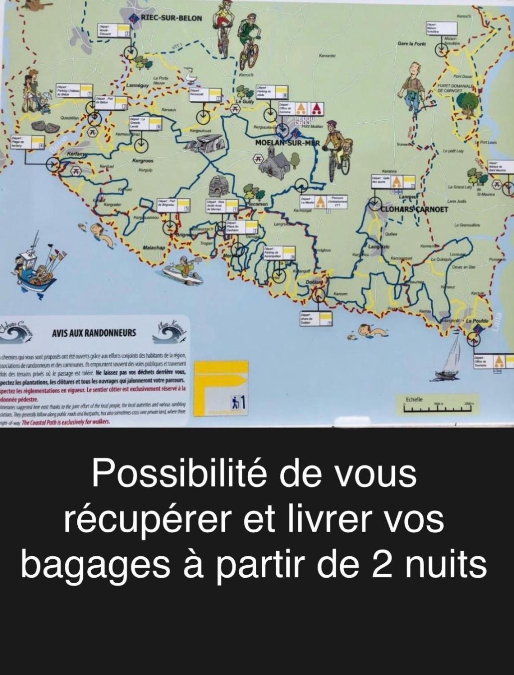 Ty Glazu Doelan Espace 60M2, Port& Criques A Pied, 2 Chambres Privees Au 1Er Etage, Sdb, Wc Separe 克拉斯卡诺特 外观 照片