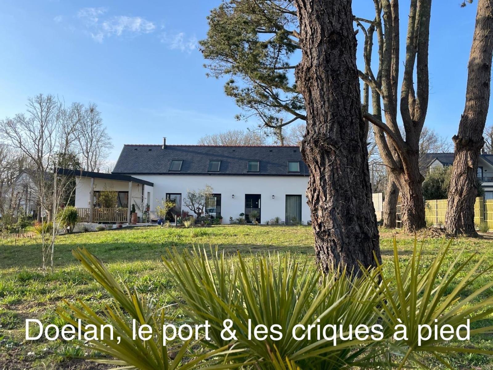 Ty Glazu Doelan Espace 60M2, Port& Criques A Pied, 2 Chambres Privees Au 1Er Etage, Sdb, Wc Separe 克拉斯卡诺特 外观 照片