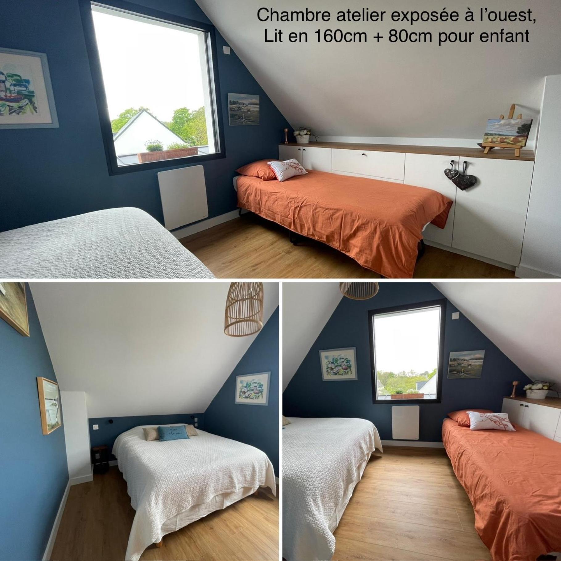 Ty Glazu Doelan Espace 60M2, Port& Criques A Pied, 2 Chambres Privees Au 1Er Etage, Sdb, Wc Separe 克拉斯卡诺特 外观 照片