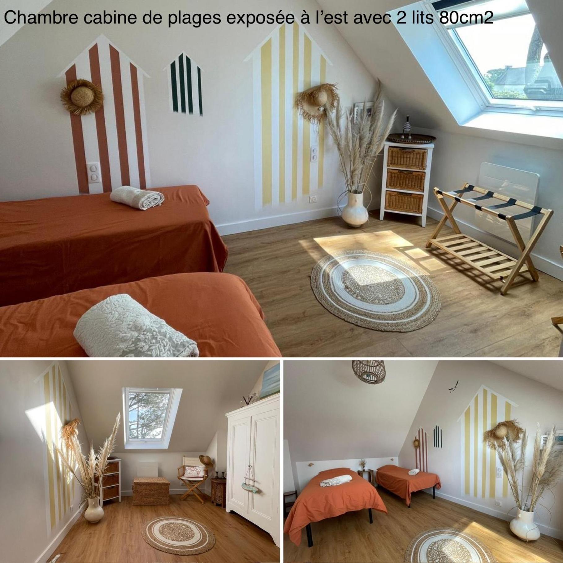 Ty Glazu Doelan Espace 60M2, Port& Criques A Pied, 2 Chambres Privees Au 1Er Etage, Sdb, Wc Separe 克拉斯卡诺特 外观 照片